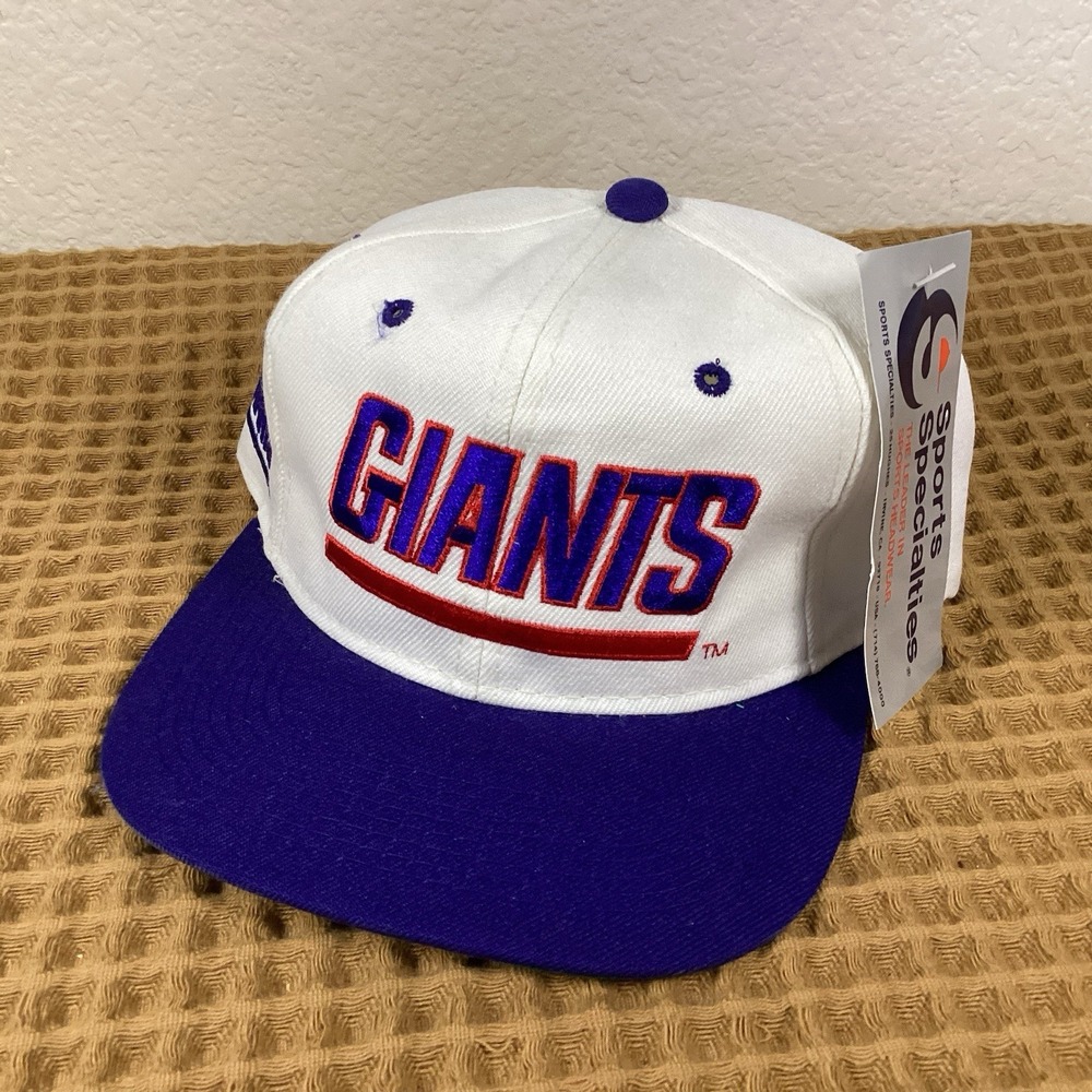 Vintage 90s Sports Specialties NFL New York Giants Adjustable Snapback Cap Hat